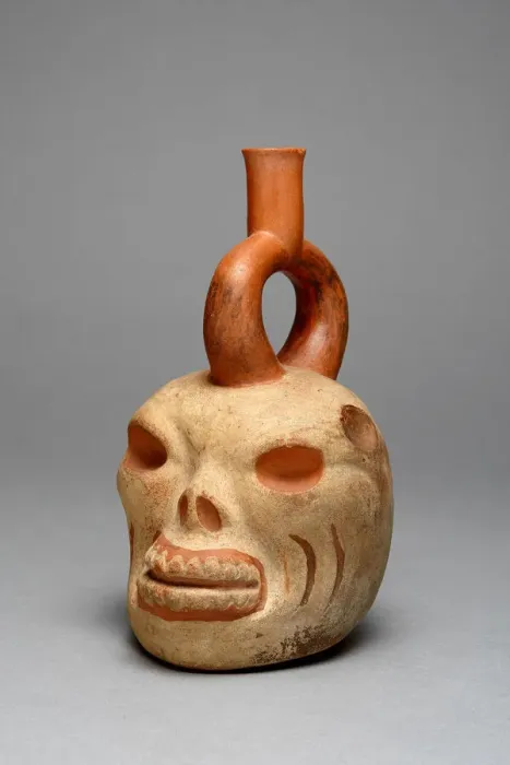 Framed Print : Vessel in the Form of a Human or Animal Skull, 100 B. C. / A. D. 500. Creator: Unknown Framed Print : Vessel in the Form of a Human or Animal Skull, 100 B. C. / A. D. 500. Creator: Unknown