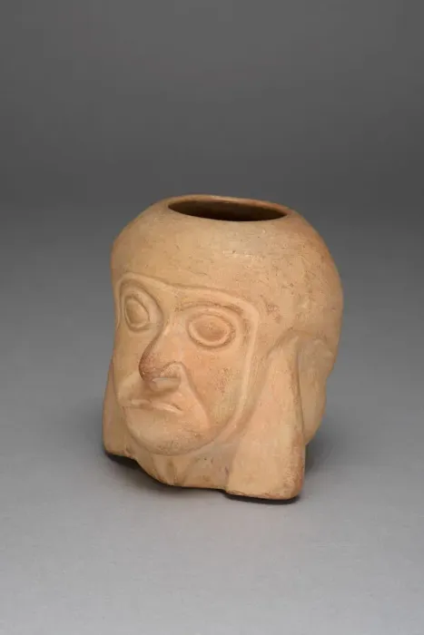 Framed Print : Vessel in the Form of a Human Head, 100 B. C. / A. D. 500. Creator: Unknown Framed Print : Vessel in the Form of a Human Head, 100 B. C. / A. D. 500. Creator: Unknown