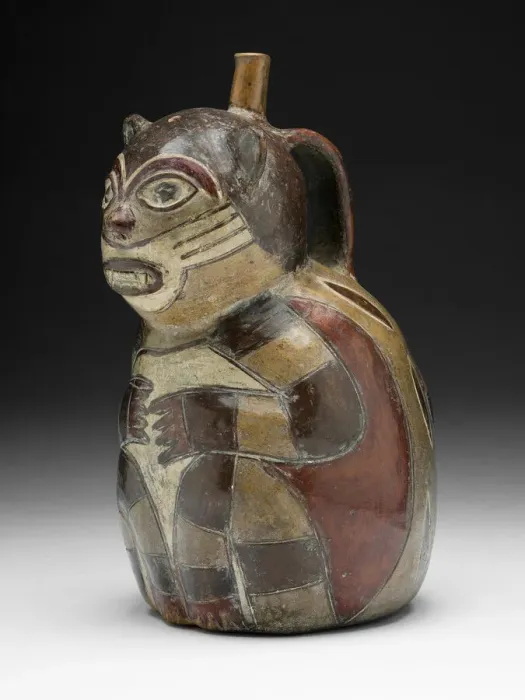 Framed Print : Vessel in the Form of a Pampas Cat, 180 B. C. / A. D. 500. Creator: Unknown Framed Print : Vessel in the Form of a Pampas Cat, 180 B. C. / A. D. 500. Creator: Unknown