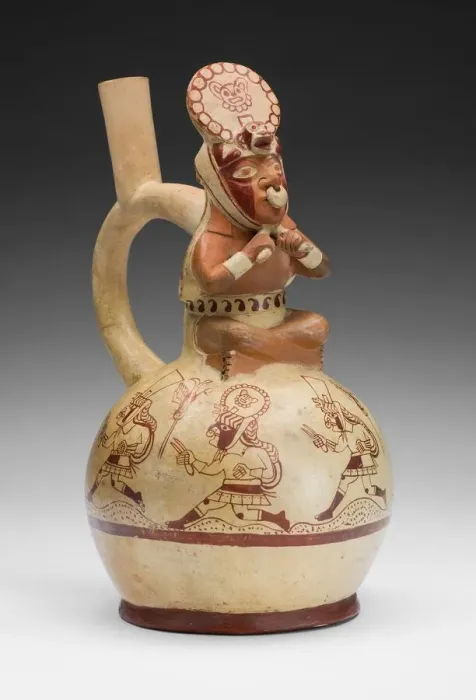 Framed Print : Vessel in the Form of a Royal Messenger with Ritual Runners, 100 B. C. / A. D. 500 Framed Print : Vessel in the Form of a Royal Messenger with Ritual Runners, 100 B. C. / A. D. 500