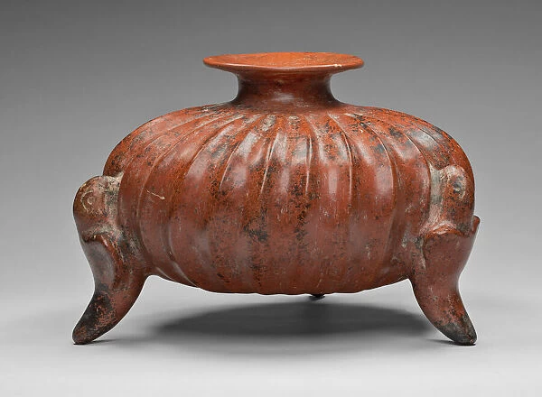 Vessel in the Form of a Squash with Parrot Supports, A. D. 1  /  200. Creator: Unknown