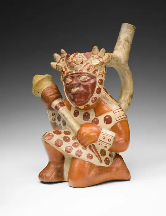 Framed Print : Vessel in the Form of a Warrior, 100 B. C. / A. D. 500. Creator: Unknown Framed Print : Vessel in the Form of a Warrior, 100 B. C. / A. D. 500. Creator: Unknown