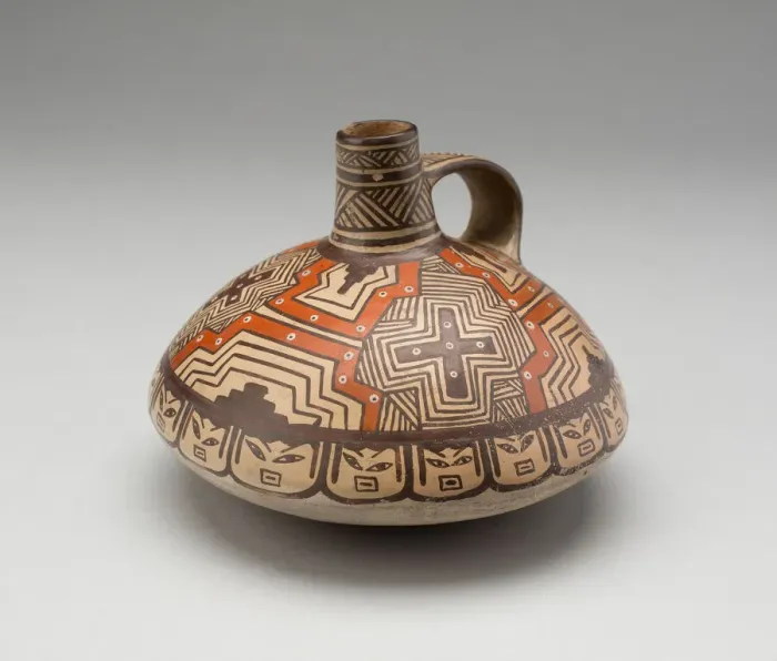 Framed Print : Vessel with Geometric Motifs, A. D. 600 / 1000. Creator: Unknown Framed Print : Vessel with Geometric Motifs, A. D. 600 / 1000. Creator: Unknown