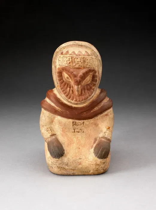 Framed Print : Vessel with Missing Spout in the Form of a Seated Anthropomorphic Owl, 100 B. C. / A. D. 500 Framed Print : Vessel with Missing Spout in the Form of a Seated Anthropomorphic Owl, 100 B. C. / A. D. 500
