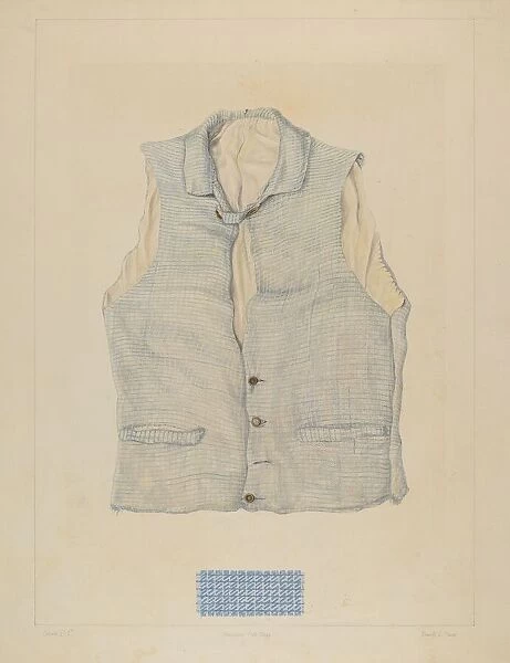 Vest, 1935  /  1942. Creator: Frank J Mace