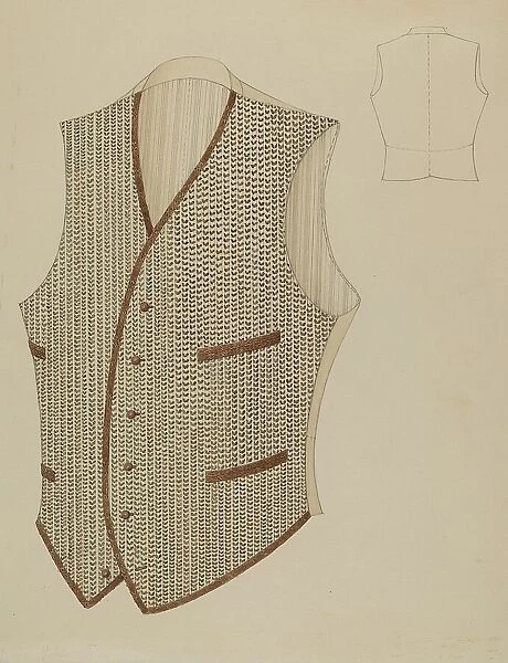 Vest, 1935 / 1942. Creator: Louis Maldarelli