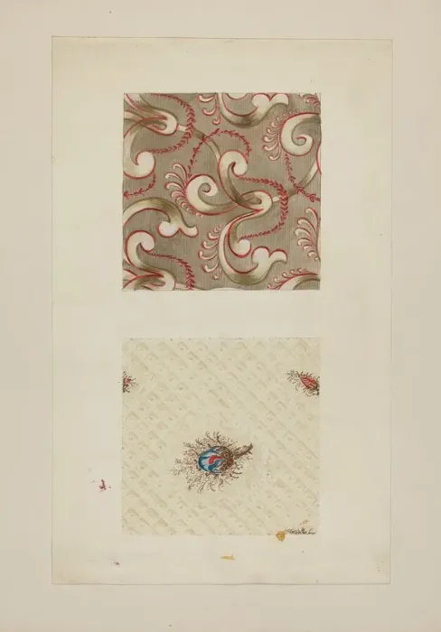 Framed Print : Vest Material, c. 1936. Creator: Robert Stewart Framed Print : Vest Material, c. 1936. Creator: Robert Stewart