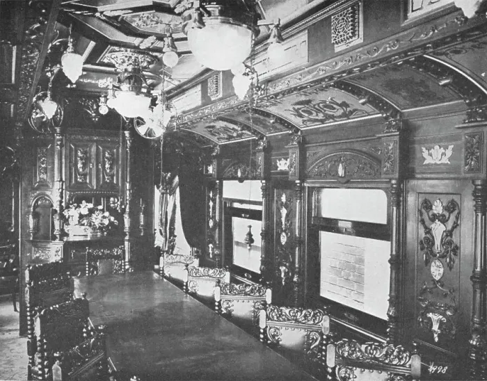 Framed Print : Vestibule Dining Car on the Rio-Sao Paulo Night Express of the Central Railway of Brazil, 1914 Framed Print : Vestibule Dining Car on the Rio-Sao Paulo Night Express of the Central Railway of Brazil, 1914