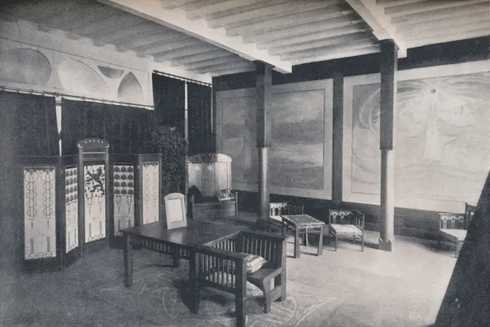 Framed Print : The Vestibule of the Dutch Section at the Turin Exhibition, 1902 Framed Print : The Vestibule of the Dutch Section at the Turin Exhibition, 1902