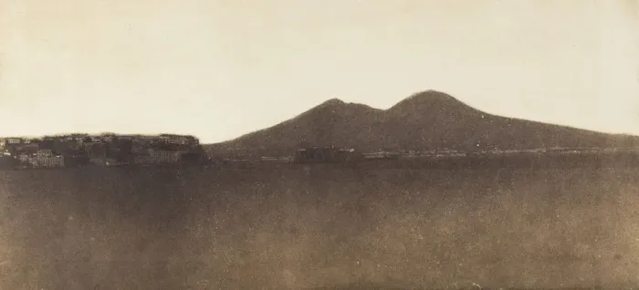 Framed Print : [Vesuvius from Mergellina], ca. 1855. Creator: Giacomo Caneva