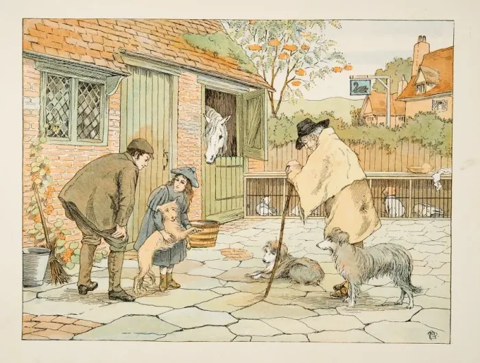 Framed Print : The Vet, from Four and Twenty Toilers, pub. 1900 (colour lithograph) Framed Print : The Vet, from Four and Twenty Toilers, pub. 1900 (colour lithograph)