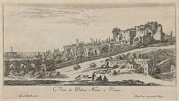 Veuë du Palais Maior a Rome, 1640-1660. Creator: Israel Silvestre
