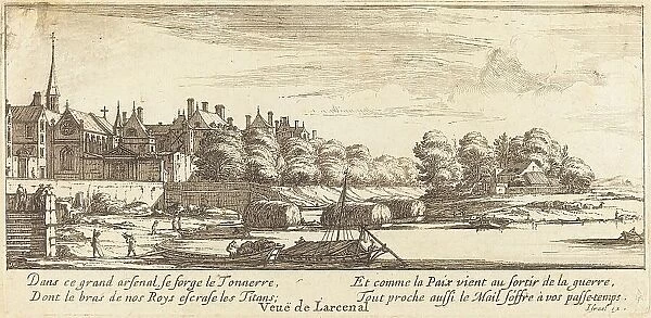 Veue de Larcenal, 1655. Creator: Israel Silvestre