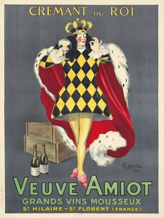 Framed Print : Veuve Amiot Cremant, 1922. Creator: Cappiello, Leonetto (1875-1942) Framed Print : Veuve Amiot Cremant, 1922. Creator: Cappiello, Leonetto (1875-1942)