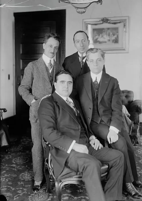 Framed Print : Viafora, Malatesta, Stracciari, Theo. Bauer, between c1915 and c1920. Creator: Bain News Service Framed Print : Viafora, Malatesta, Stracciari, Theo. Bauer, between c1915 and c1920. Creator: Bain News Service