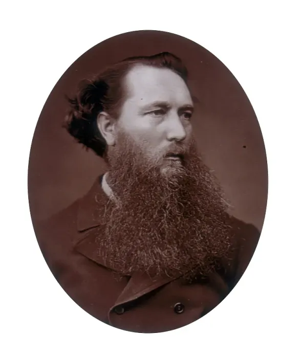 Framed Print : Vicat Cole, landscape painter, 1881. Creator: Lock & Whitfield Framed Print : Vicat Cole, landscape painter, 1881. Creator: Lock & Whitfield