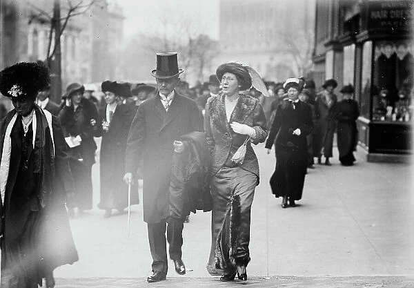 Vice President And Mrs. Marshall, 1913. Creator: Unknown