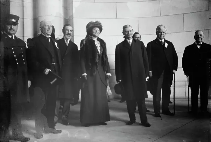 Framed Print : Vice President Thomas Riley Marshall - Arrival For Inauguration...1913. Creator: Harris & Ewing. Vice President Thomas Riley Marshall - Arrival For Inauguration...1913. Creator: Harris & Ewing Framed Print : Vice President Thomas Riley Marshall - Arrival For Inauguration...1913. Creator: Harris & Ewing. Vice President Thomas Riley Marshall - Arrival For Inauguration...1913. Creator: Harris & Ewing