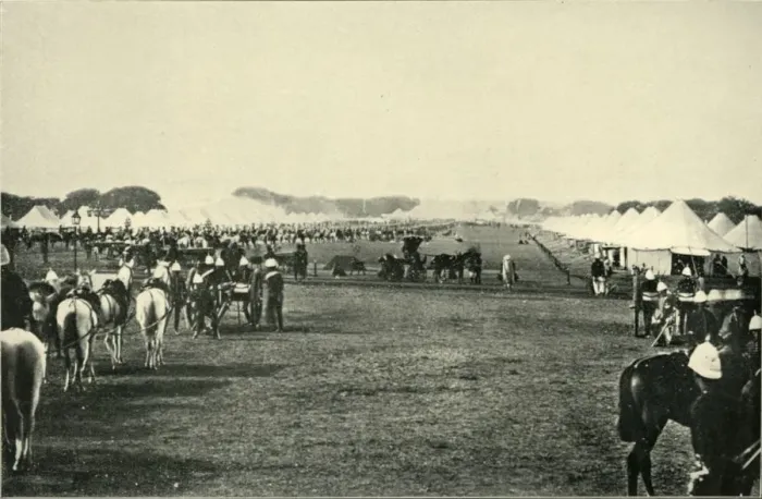 Framed Print : The Viceroys Camp at the Imperial Assemblage, January 1877, (1901) Framed Print : The Viceroys Camp at the Imperial Assemblage, January 1877, (1901)