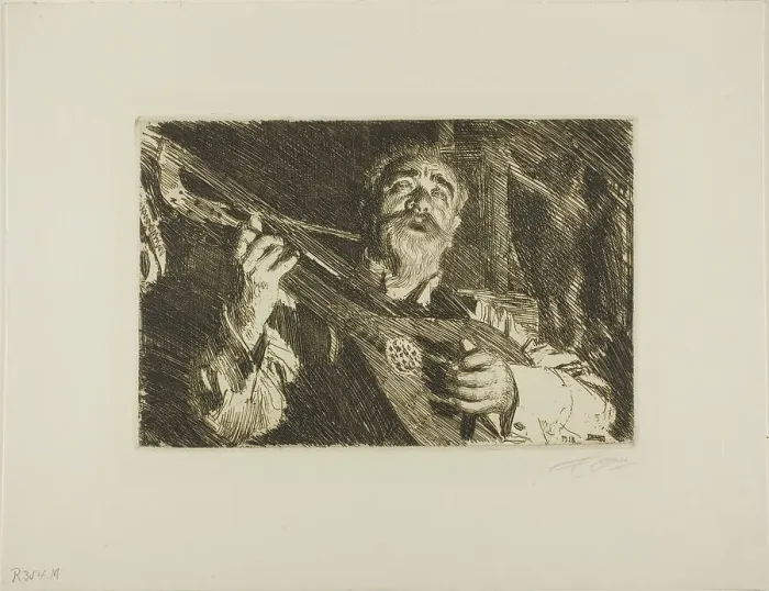 Framed Print : Vicke, 1918. Creator: Anders Leonard Zorn Framed Print : Vicke, 1918. Creator: Anders Leonard Zorn