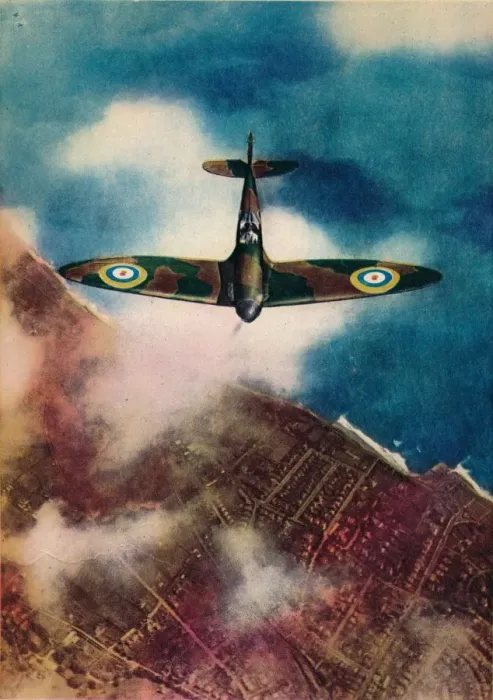 Framed Print : A Vickers Supermarine Spitfire, 1940 Framed Print : A Vickers Supermarine Spitfire, 1940