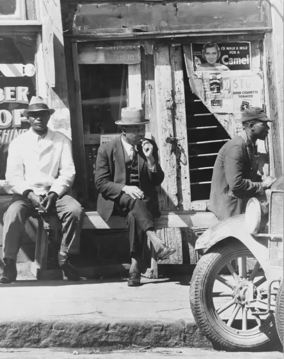 Framed Print : Vicksburg, Mississippi, Negroes, 1936. Creator: Walker Evans