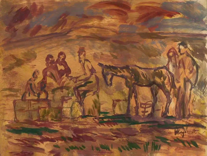 Framed Print : Victims of war, 1944. Creator: Cyprian Majernik Framed Print : Victims of war, 1944. Creator: Cyprian Majernik