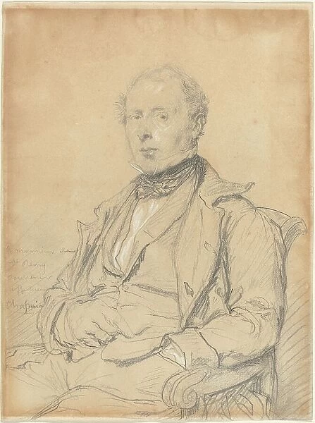 Victor-Auguste de Saint-Rémy, c. 1850. Creator: Theodore Chasseriau