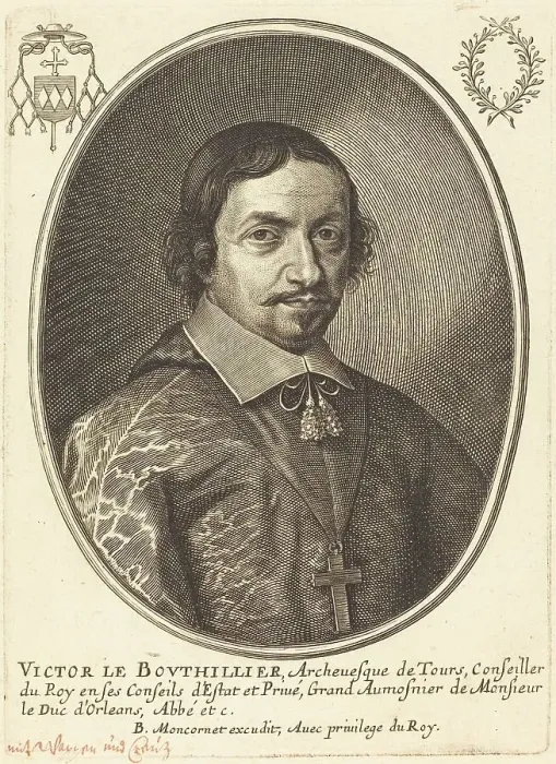 Framed Print : Victor Bouthillier. Creator: Balthasar Moncornet Framed Print : Victor Bouthillier. Creator: Balthasar Moncornet