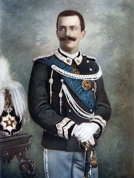 Victor Emmanuel III, King of Italy, late 19th-early 20th century. Artist: Giacomo Brogi