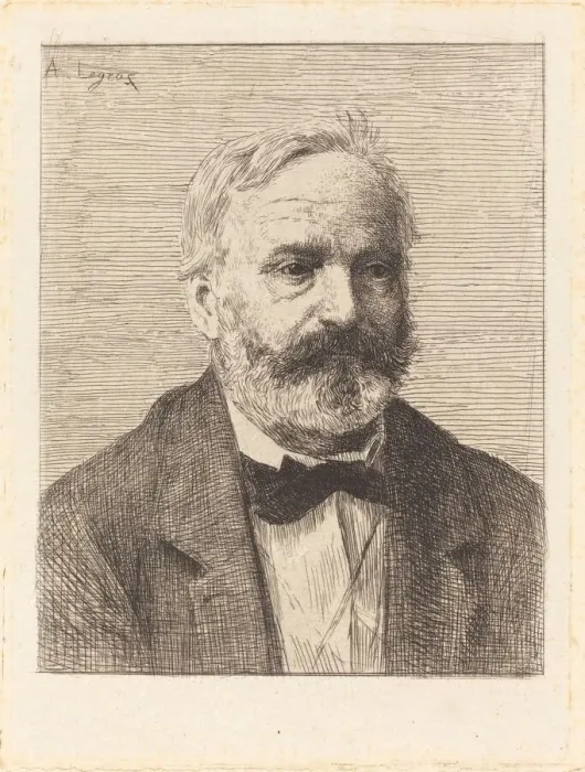 Framed Print : Victor Hugo, 1st plate. Creator: Alphonse Legros Framed Print : Victor Hugo, 1st plate. Creator: Alphonse Legros