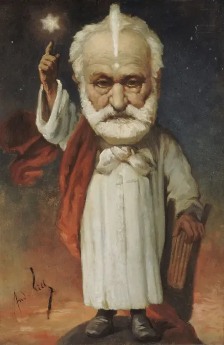 Framed Print : Victor Hugo. Creator: Andre Gill Framed Print : Victor Hugo. Creator: Andre Gill