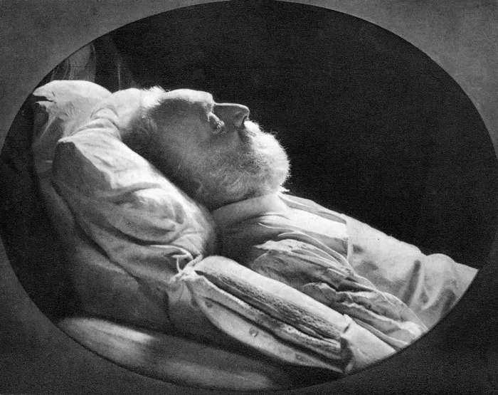 Framed Print : Victor Hugo, French author, on his deathbed, 22nd May 1885 Framed Print : Victor Hugo, French author, on his deathbed, 22nd May 1885