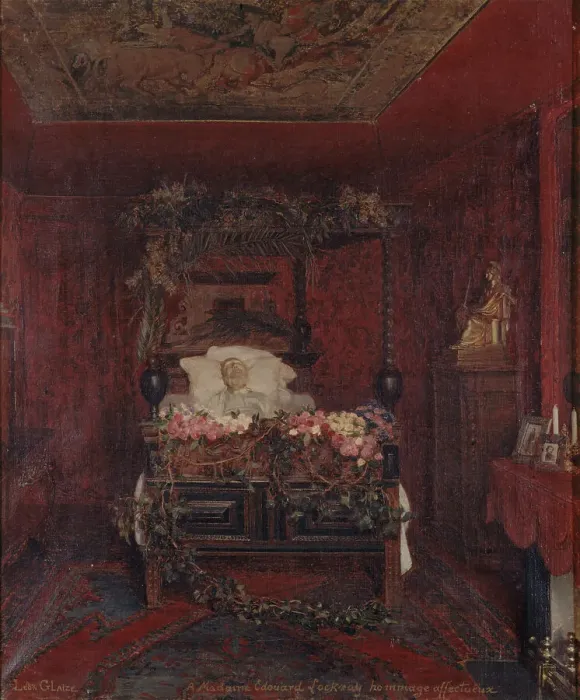 Framed Print : Victor Hugo sur son lit de mort, 22–05–1885 — 23–5–1885. Creator: Pierre-Paul-Leon Glaize Framed Print : Victor Hugo sur son lit de mort, 22–05–1885 — 23–5–1885. Creator: Pierre-Paul-Leon Glaize