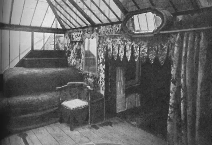 Framed Print : Victor Hugos study at Hauteville House - The Room in Which Les Miserables Was Written, c1925