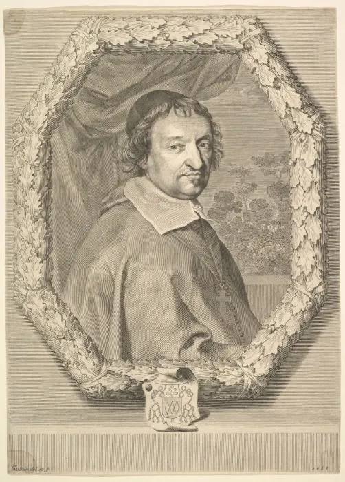 Framed Print : Victor le Bouthillier, 1658. Creator: Claude Mellan Framed Print : Victor le Bouthillier, 1658. Creator: Claude Mellan
