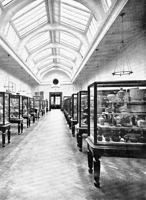 Framed Print : The Victoria and Albert Museum: in the ceramic section... 1909. Creator: Clarke & Hyde Framed Print : The Victoria and Albert Museum: in the ceramic section... 1909. Creator: Clarke & Hyde