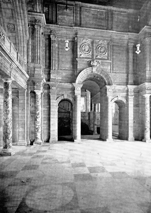 Framed Print : The Victoria and Albert Museum: the east side of the Vestibule... 1909. Creator: Clarke & Hyde Framed Print : The Victoria and Albert Museum: the east side of the Vestibule... 1909. Creator: Clarke & Hyde
