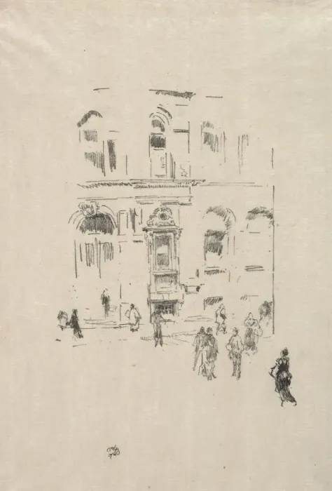 Framed Print : Victoria Club, 1879. Creator: James McNeill Whistler (American, 1834-1903) Framed Print : Victoria Club, 1879. Creator: James McNeill Whistler (American, 1834-1903)