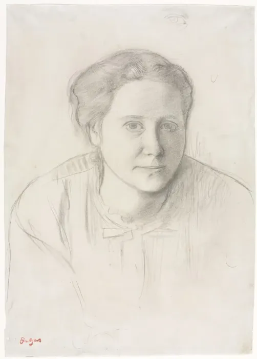 Framed Print : Victoria Dubourg, c. 1866. Creator: Edgar Degas (French, 1834-1917) Framed Print : Victoria Dubourg, c. 1866. Creator: Edgar Degas (French, 1834-1917)