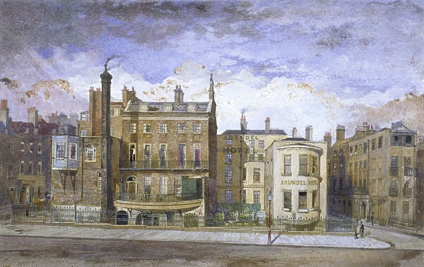 Victoria Embankment, Westminster, London, 1881. Artist: John Crowther