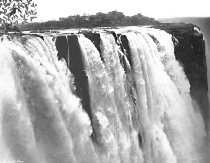 Framed Print : The Victoria Falls, 1910. Artist: FW Sykes