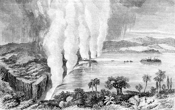 Victoria Falls, Africa, 1857