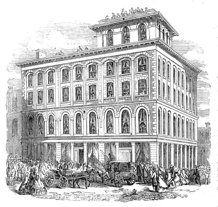 Framed Print : Victoria House, the residence of the Prince of Wales whilst in Ottawa, 1860. Creator: Unknown Framed Print : Victoria House, the residence of the Prince of Wales whilst in Ottawa, 1860. Creator: Unknown