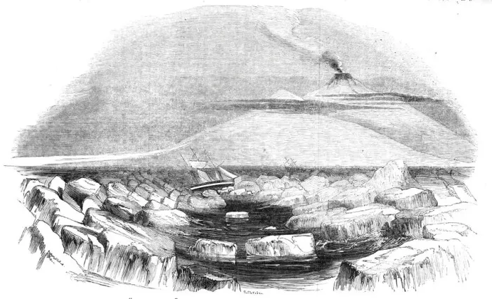 Framed Print : Victoria Land, in the South-Polar regions, discovered by Capt. Sir J. C Framed Print : Victoria Land, in the South-Polar regions, discovered by Capt. Sir J. C