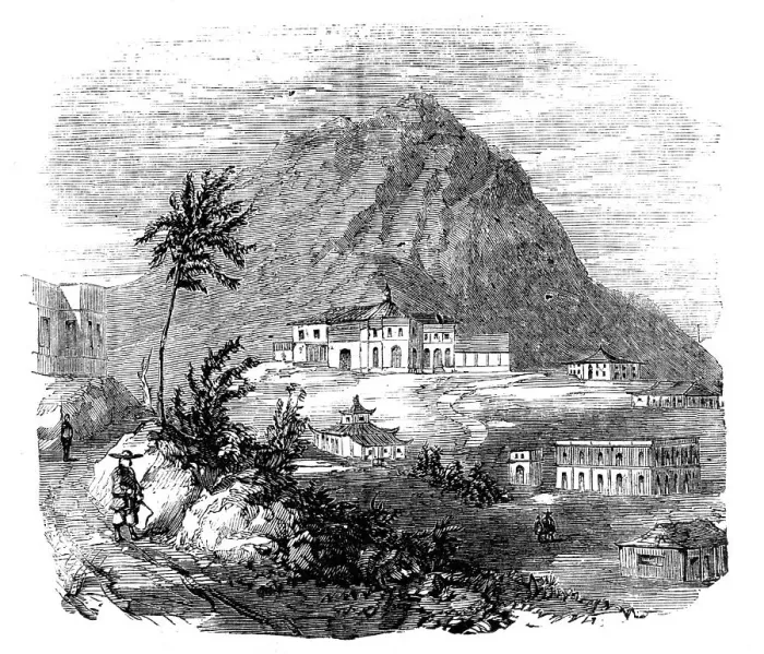 Framed Print : Victoria Peak, Hong-Kong, 1857. Creator: Unknown Framed Print : Victoria Peak, Hong-Kong, 1857. Creator: Unknown