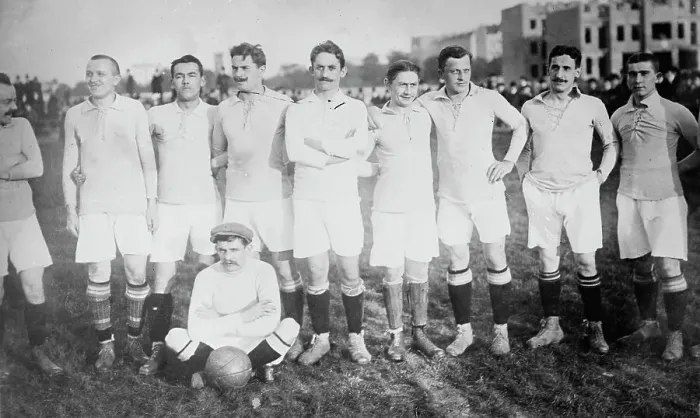 Framed Print : Victoria soccer team, Germany, between c1910 and c1915. Creator: Bain News Service Framed Print : Victoria soccer team, Germany, between c1910 and c1915. Creator: Bain News Service