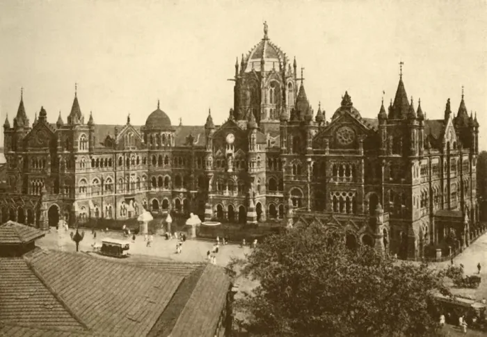 Framed Print : Victoria Station, Bombay, 1930. Creator: Unknown Framed Print : Victoria Station, Bombay, 1930. Creator: Unknown
