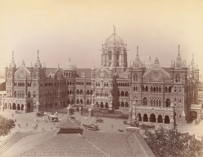 Framed Print : Victoria Terminus Building, Mumbai, 1860s-70s. Creator: Unknown Framed Print : Victoria Terminus Building, Mumbai, 1860s-70s. Creator: Unknown