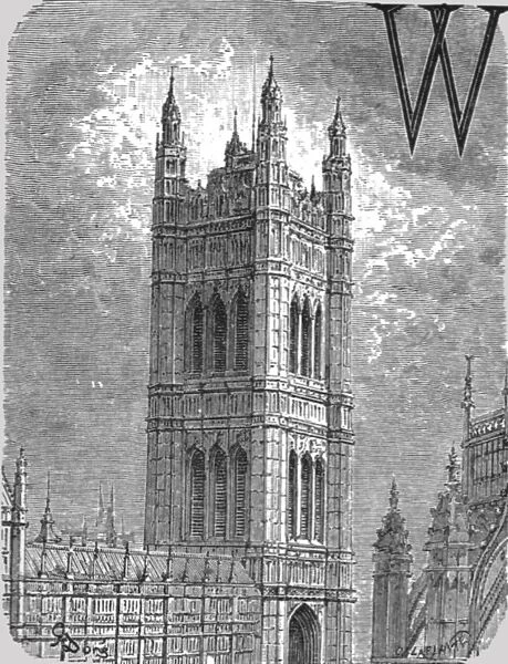 Victoria Tower, 1872. Creator: Gustave Doré